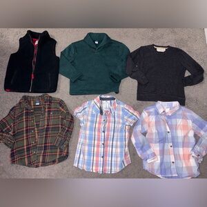 Boys 6-Piece Winter Clothing Lot – Size 5T (Tommy Bahama, Tucker + Tate, etc.)